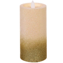 Цена за 4 шт. Сувенир с подсветкой "Свеча - Ночной огонь" 7,5*15 см (работает от батареек 3 ААА)