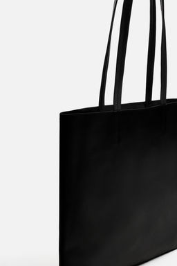 LEATHER TOTE BAG - Zara фото 3