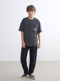 Bisiklet Yaka D?z Erkek ?ocuk Ti??rt