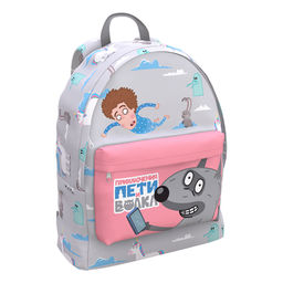 АКЦИЯ Цена за 1 шт. Рюкзак ErichKrause EasyLine® 17L Приключения Пети и Волка (Полёт)