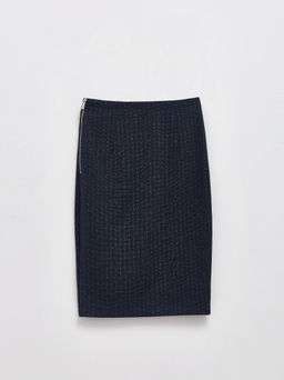 CONTE LU 2429 Юбка женская dark blue-silver