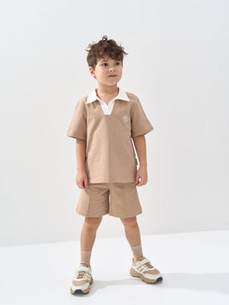 Футболка поло "Сливочный ирис"