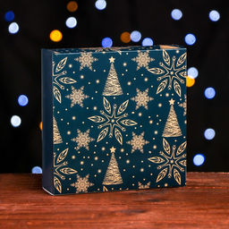 Коробка под 9 конфет новогодняя Праздничное волшебство, 13.5?13.5?3.5 см - UPAK LAND фото 3