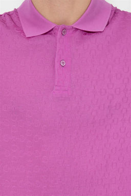 U. S. Polo Assn Мужская фиолетовая футболка с воротником-поло - U.s. polo assn фото 12