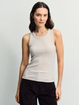 Базовая майка из хлопка / Zarina  фото 4