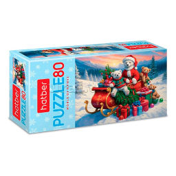 Мой благотворительный взнос в Коробку Храбрости - Пазлы 80 новогодние