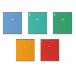 Цена за 5 шт. Тетрадь общая ученическая ErichKrause Think, 80 листов, клетка_MIX-PACK  фото 2