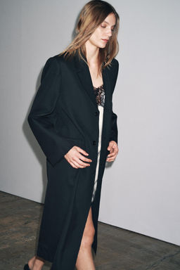 OVERSIZED FROCK COAT ZW COLLECTION - Zara фото 7
