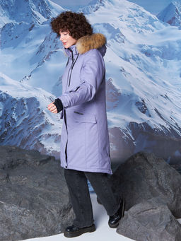 Женская зимняя мембранная парка Azimuth Глория 124/24006_7 Сладкий Лавандовый  фото 20