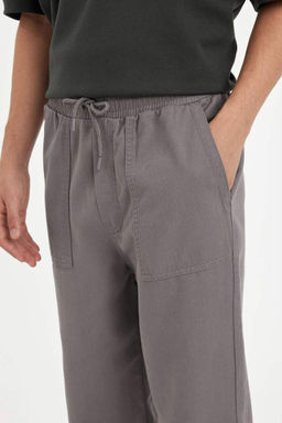 Широкие прямые брюки из габардина - Defacto фото 5