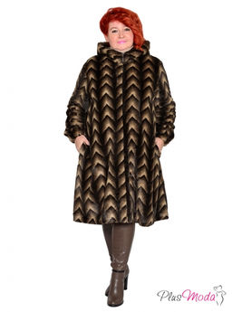 Шубка Модель №1776 размеры 44-84 - Plusmoda фото 19