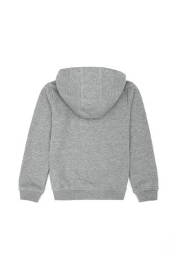 U. S. Polo Assn Детская серая меланжевая базовая толстовка с капюшоном - U.s. polo assn фото 8