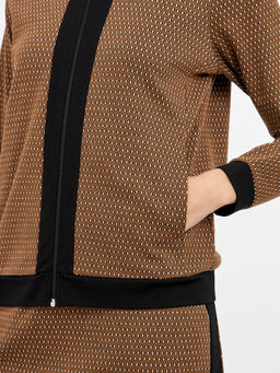 кардиган женский терракотовый с окантовкой - Glenfield фото 4