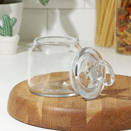 Банка с крышкой Kitchen Slim, 575 мл, стекло, прозрачная