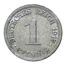 1 пфенниг 1917 года G Германия