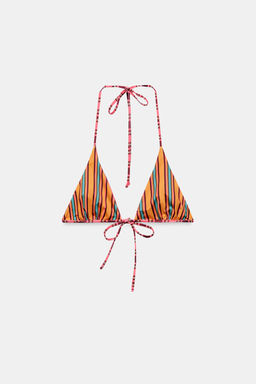 TOP BIKINI REVERSIBLE RAYAS / Multicolor - Zara фото 10