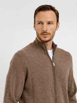 кардиган мужской базовый на молнии - Glenfield фото 4