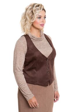 Жилет 1159 коричневый - Novita фото 3