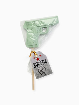 Цена за 2 шт. Леденец на палочке Сильному духом, вкус: яблоко, 30 г - Фабрика счастья фото 3