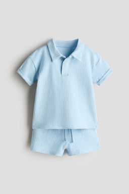 Conjunto de 2 piezas en algod?n gofrado - H&m фото 3