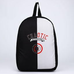 Рюкзак текстильный Chaotic, 38х14х27 см, цвет чёрный, серый - Nazamok фото 2