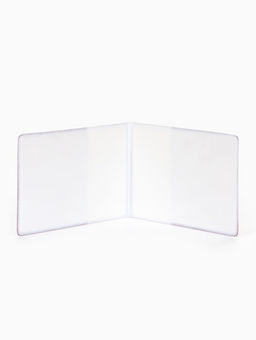 Обложка Удостоверение 11*0,3*8 см, Иск кожа, тисн. золото, бордовый