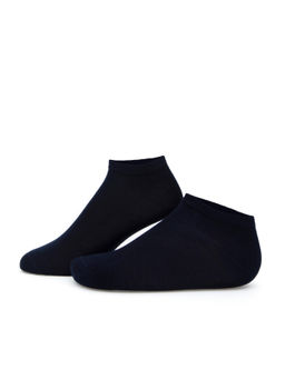 Erkek Lacivert D_z Patik _orap