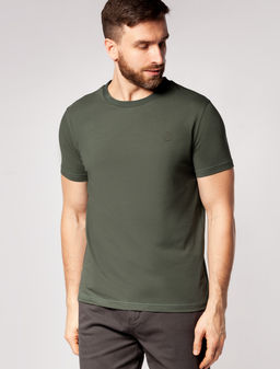 VILATTE / Футболка из премиального хлопка с эластаном