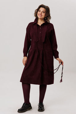 Платье ANELLI 1730 морозная вишня  фото 2