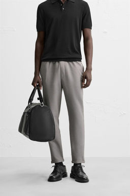 EASY CARE JOGGER WAIST TROUSERS - Zara фото 31