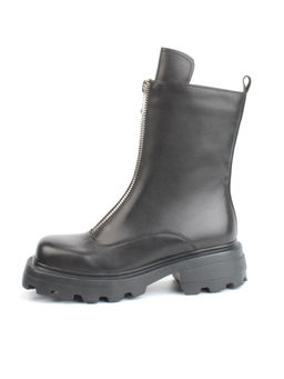 01- D174-G81 BLACK Ботинки демисезонные женские (натуральная кожа) - Фабричный китай фото 6