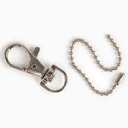 Алмазная мозаика на брелоке "Собачка" светло-голубой