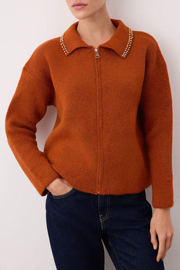 Koyu Antrasit Incili Genis Kal?p Triko H?rka TWOAW26HI00160 - Trendyolmilla фото 8