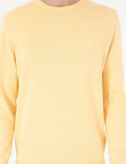 A__k Sar_ Slim Fit Bisiklet Yaka Basic Triko Kazak - Pierre cardin фото 6