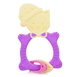 Универсальный прорезыватель MEOW TEETHER. Цвет сиреневый.