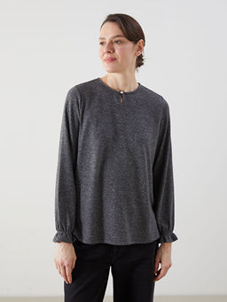 Bisiklet Yaka Kad?n Bluz