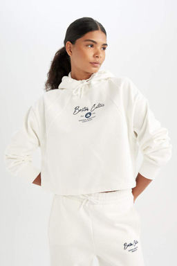 DeFactoFit Толстовка из плотной ткани с капюшоном NBA Boston Celtics  фото 3