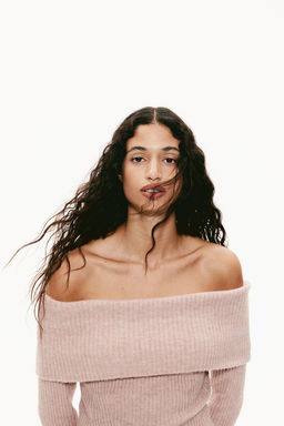 Jersey off-the-shoulder - H&m фото 3