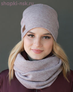 LL 3001 PL 3001 Комплект женский флис (колпак+снуд) (56-58)