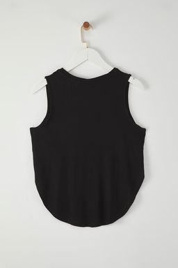 TRENDYOLMILLA Siyah Regular/Normal Kal?p Kolsuz Esnek Orme Atlet TWOSS25AL00047  фото 6
