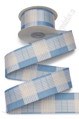 Лента тканевая "Клетка" 4 см*10 ярд (SF-7723) №7