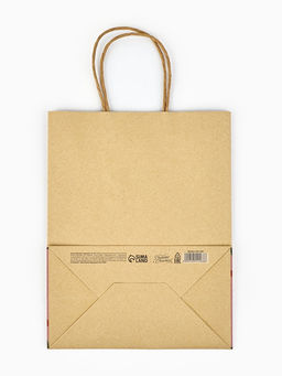 Цена за 2 шт. Пакет крафтовый с открыткой Подарок, MS 18?10?23 см