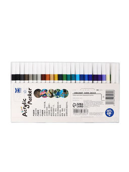 Набор акриловых маркеров 48 цветов, для рисования