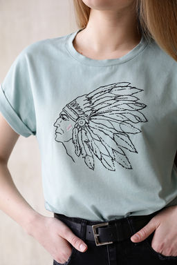 Набор для вышивания PANNA Живая картина JK-2250 Вождь 22 х 21 см