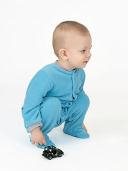 Комбинезон ясельный флисовый бирюза - Утенок фото 21