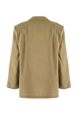 Haki Modal Dokuma Tek Beden Oversize Blazer Ceket TWOSS26BC00039 - Trendyolmilla фото 5