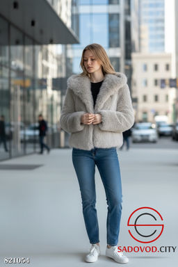 Шуба женская из искусственного меха - Bruno фото 2