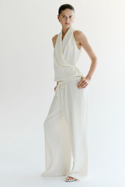 Top cruzado con textura - H&m фото 7