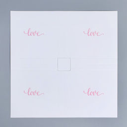 Цена за 5 шт. Коробка кондитерская для муссовых пирожных «Love», 17.8×17.8×6.5 см