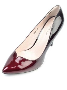 05-DBH06-5 RED/BLACK Туфли женские (натуральная кожа) - Фабричный китай фото 4